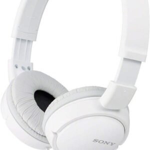 Sony MDR-ZX110A On-Ear Stereo Headphones (White), without mic