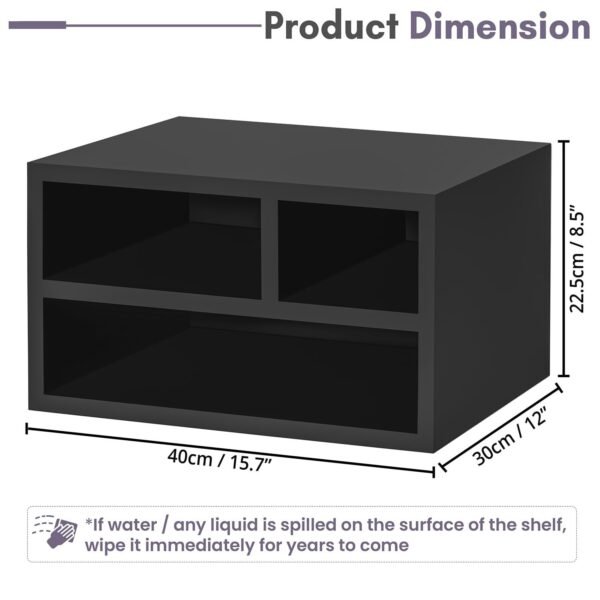 ABOUT SPACE DIY Desk Organizer - 2-Way Usage Wood Desktop Storage for Home Office - Image 2