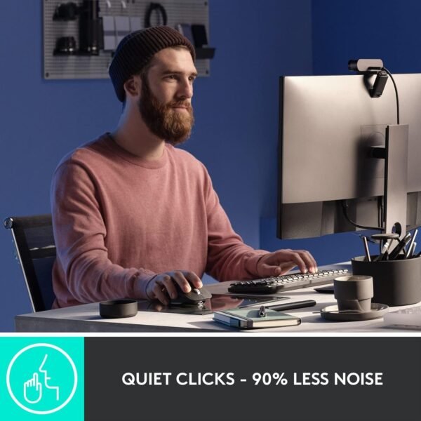 Logitech MX Master 3S - Wireless Performance Mouse with Ultra-Fast Scrolling, Ergo, 8K DPI - Image 2