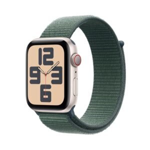 Apple Watch SE (2nd Gen, 2023) [GPS + Cellular 44mm] Smartwatch with Starlight Aluminum Case